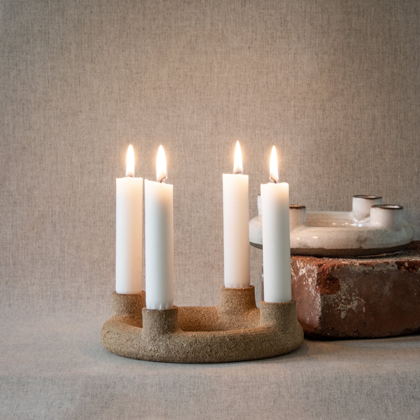 Candlestick Ring, 4 candles - Advent candlestick