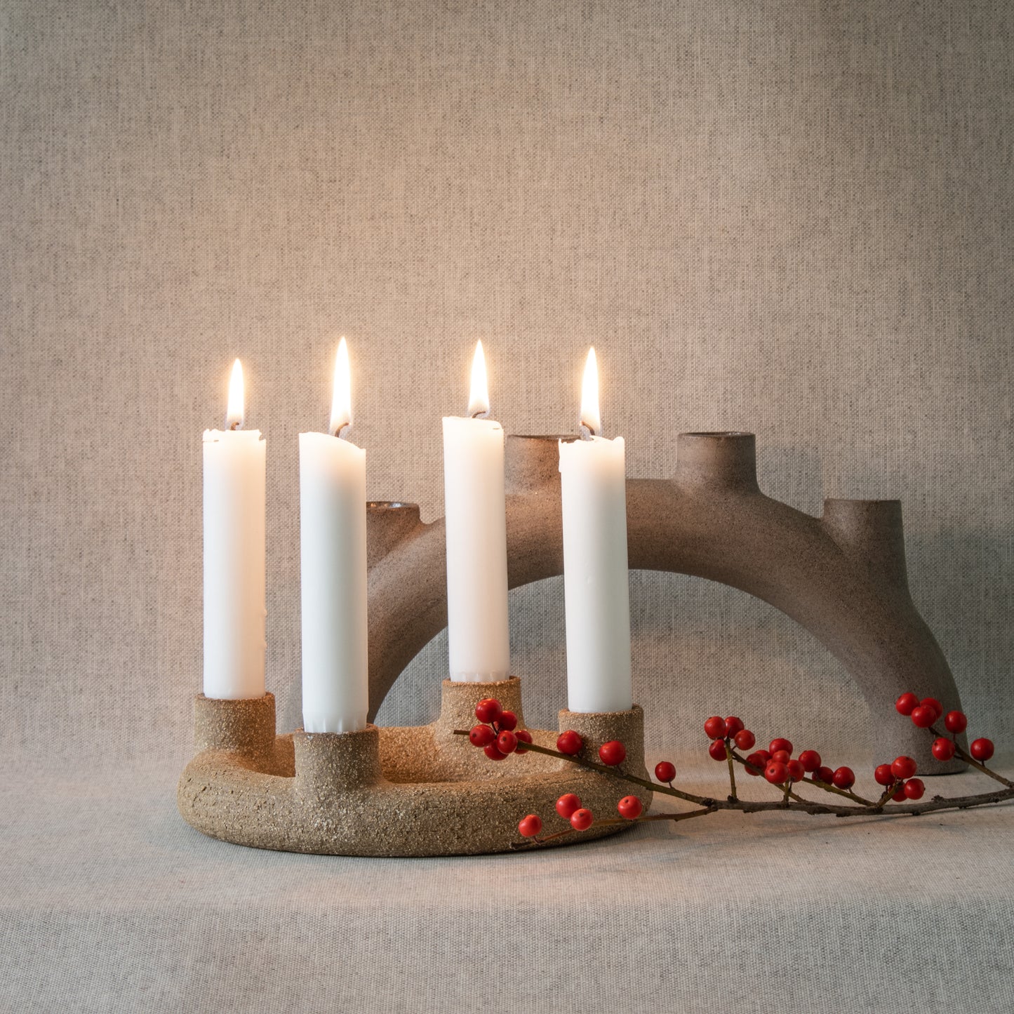 Candlestick Ring, 4 candles - Advent candlestick