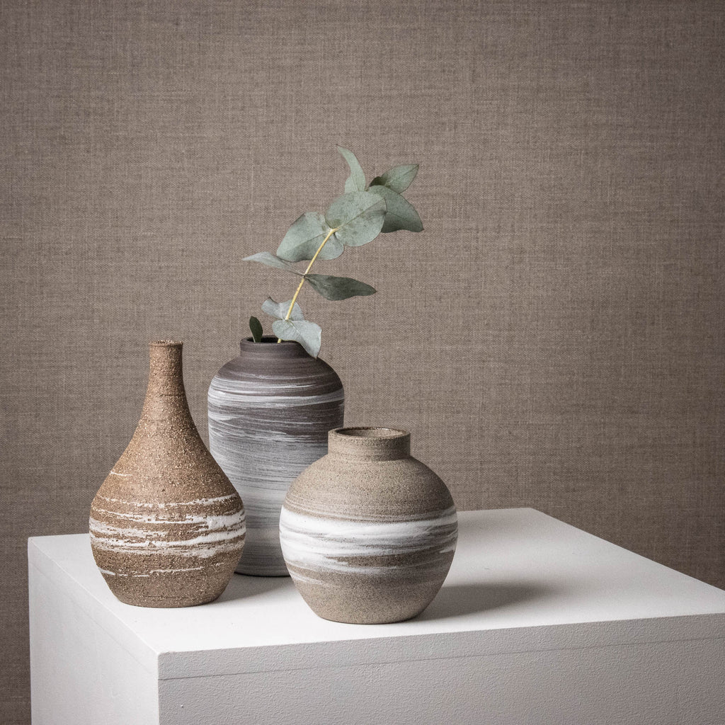 Japandi vases, set of 3 (#10, #11, #12)