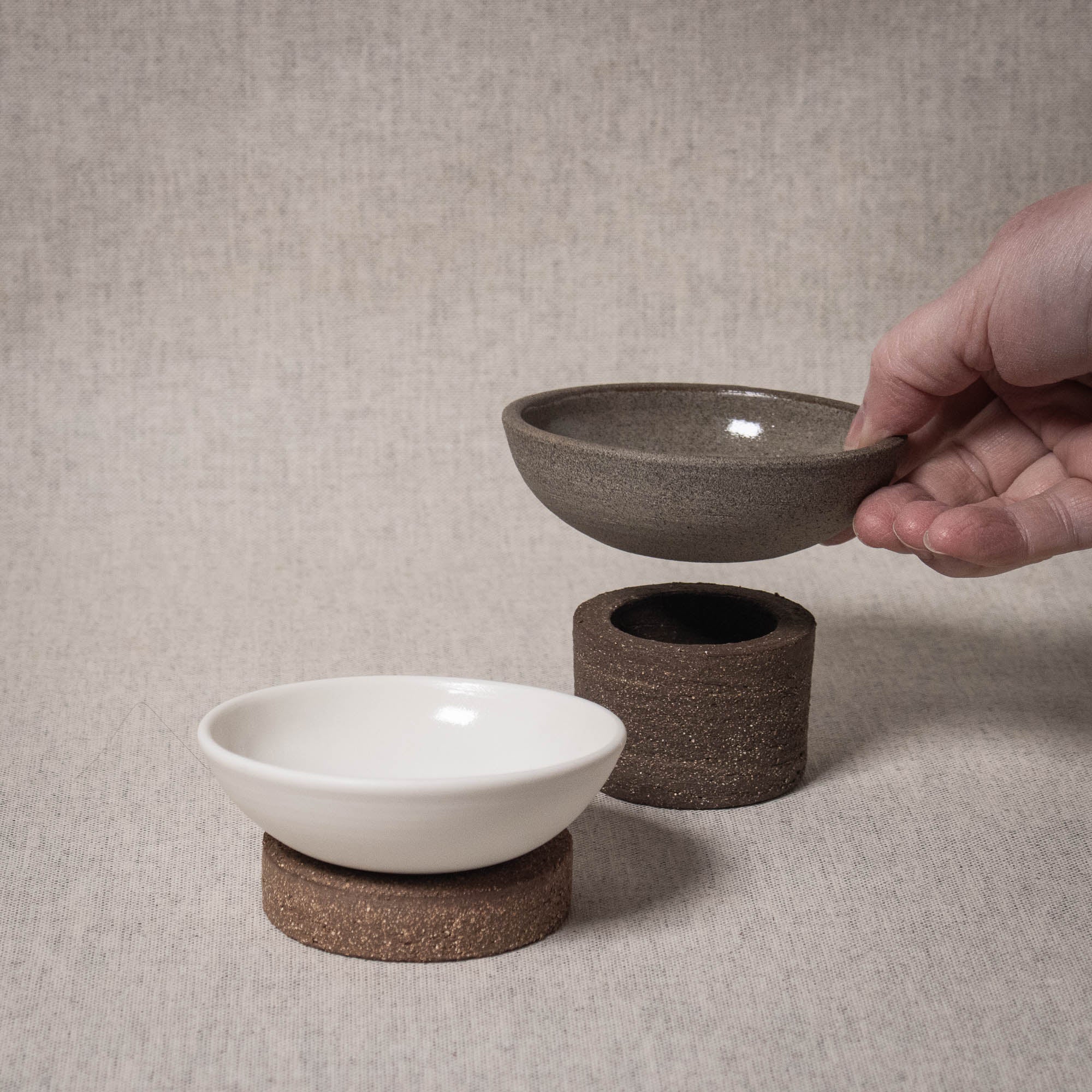 PEBBLES mini bowl on separate foot
