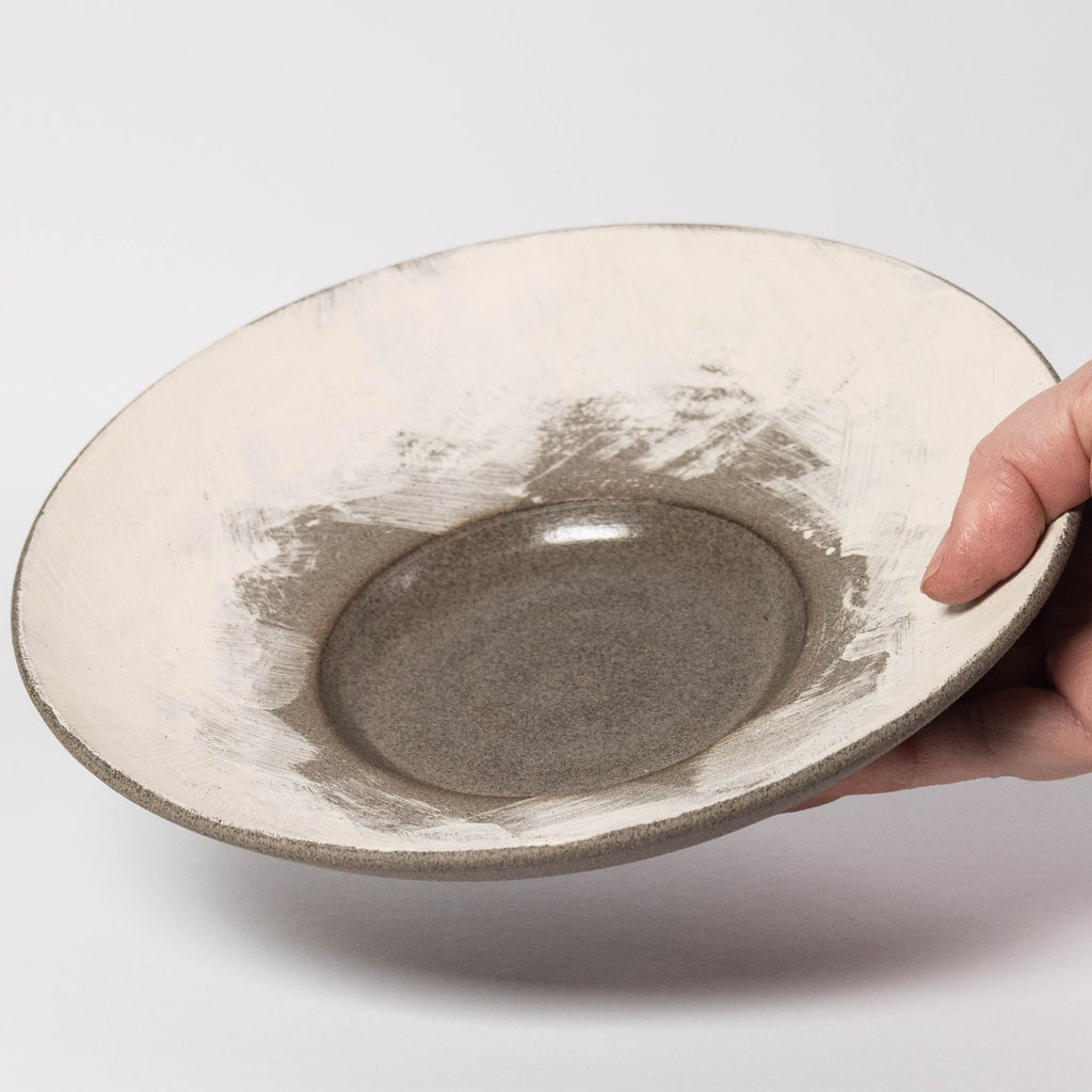 SNOW plate with rim