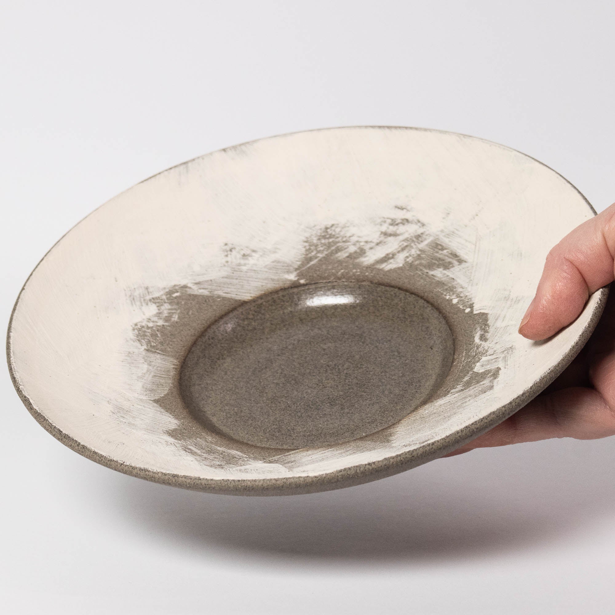 SNOW plate with rim