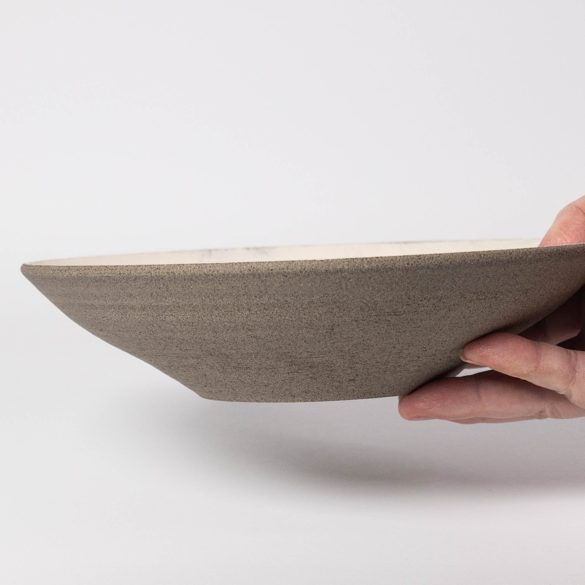 SNOW plate with rim