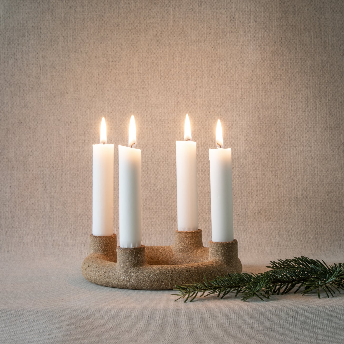 Candlestick Ring, 4 candles - Advent candlestick