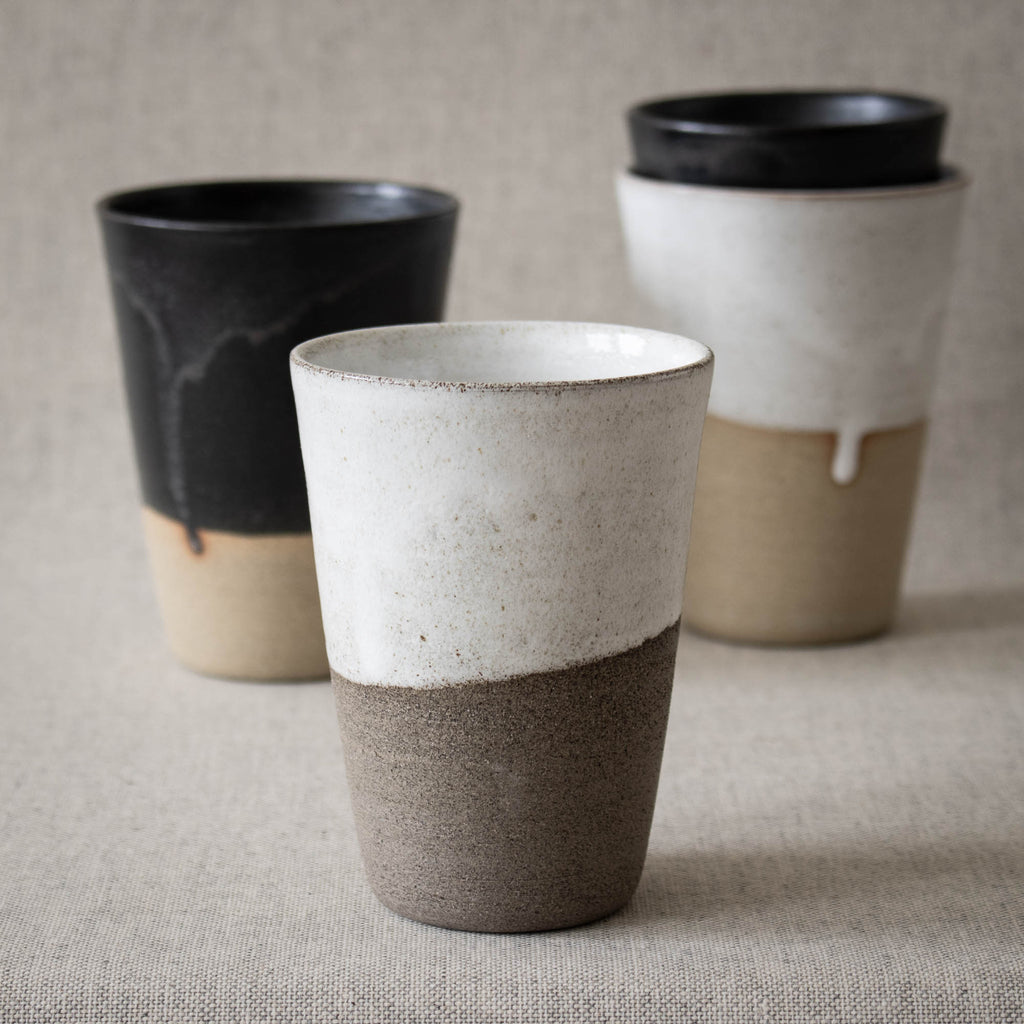 Mugg utan öra - L (latte)