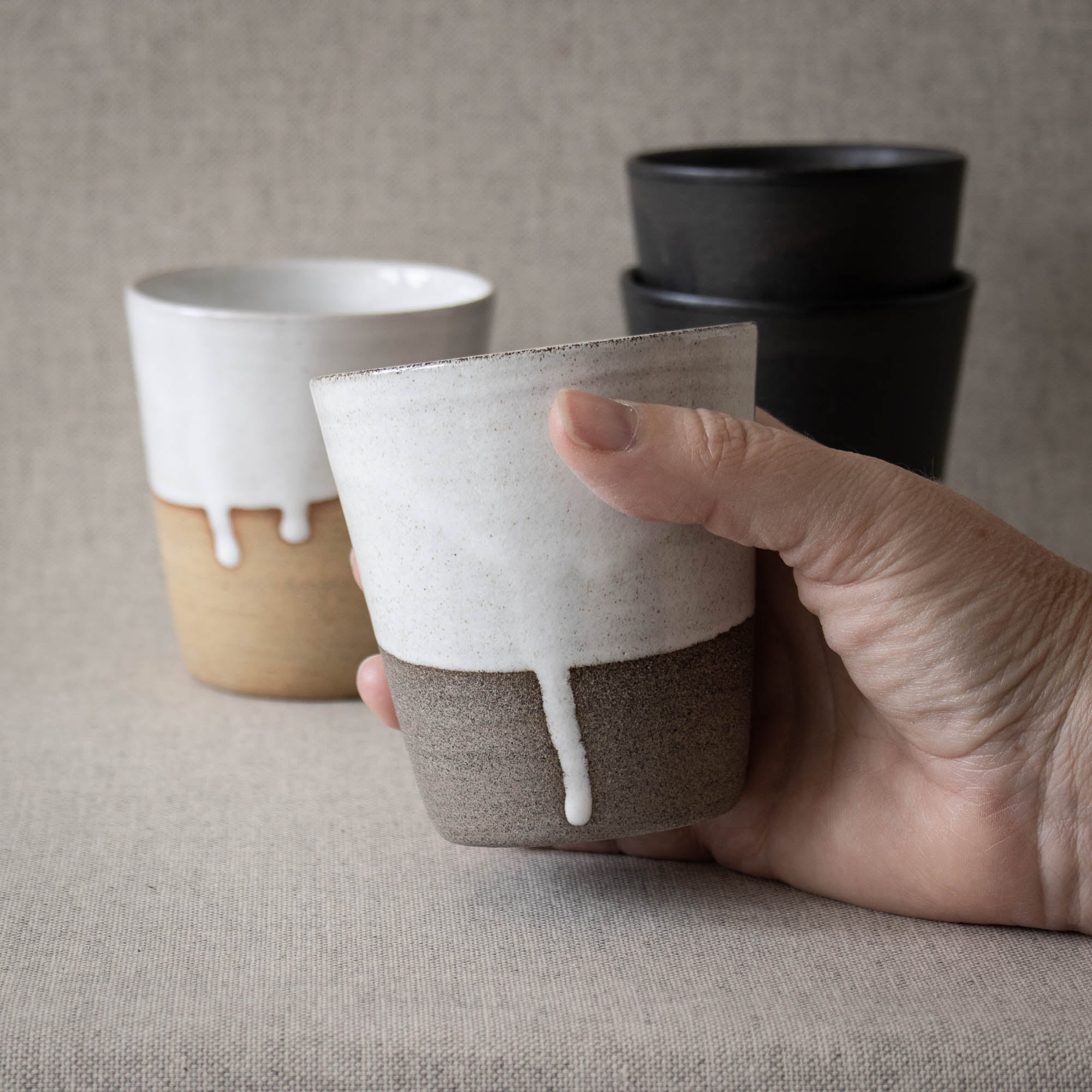 Mugg utan öra - M (cappuccino)